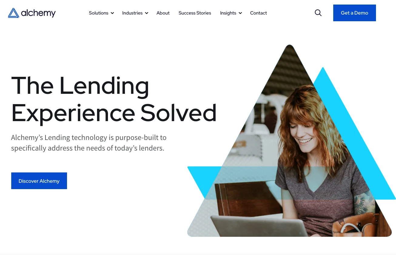A screenshot of https://trustalchemy.com/